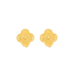 Brinco Dourado de Flor